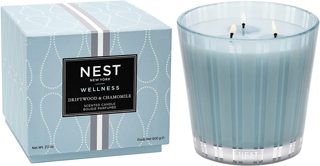 NEST Driftwood & Chamomile 3-Wick Candle