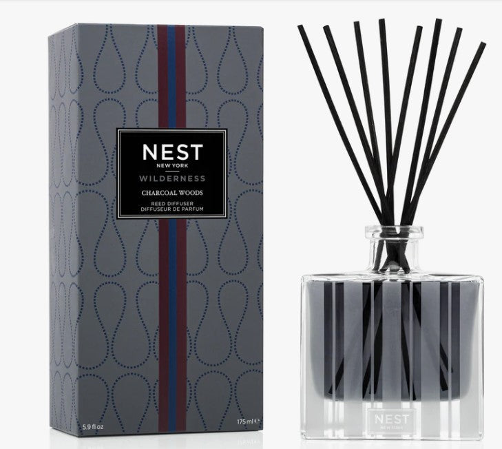 NEST Charcoal Woods Reed Diffuser