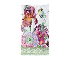 Michel Design Deborah's Garden Hostess Napkins