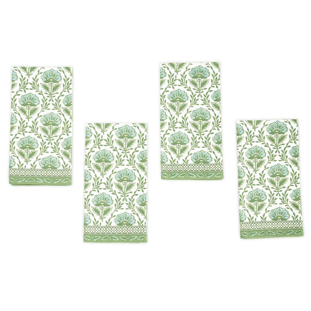 Two's Company Floral Pattern Napkins (4)