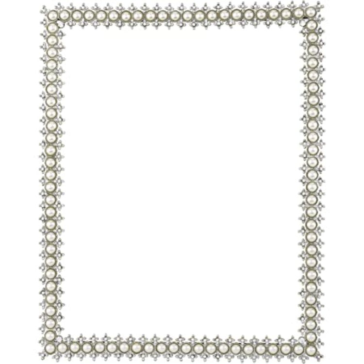 Olivia Riegel Crystal and Pearl 8x10-inch Photo Frame