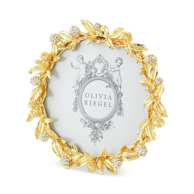 Olivia Riegel Gold Cornella 4.5-inch Round Frame