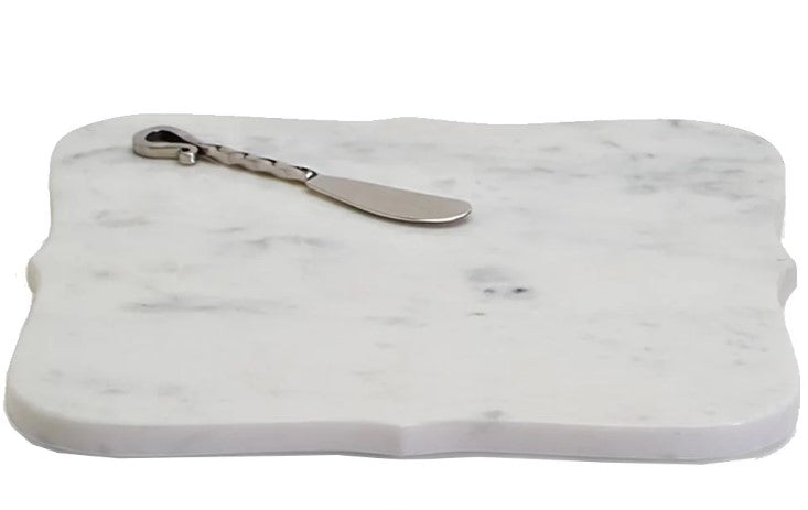 Two's Company Marble Serving Tray