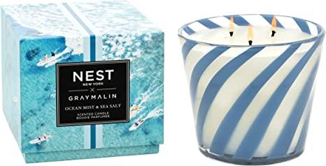 NEST Gray Malin Ocean Mist and Sea Salt 3 Wick Candle