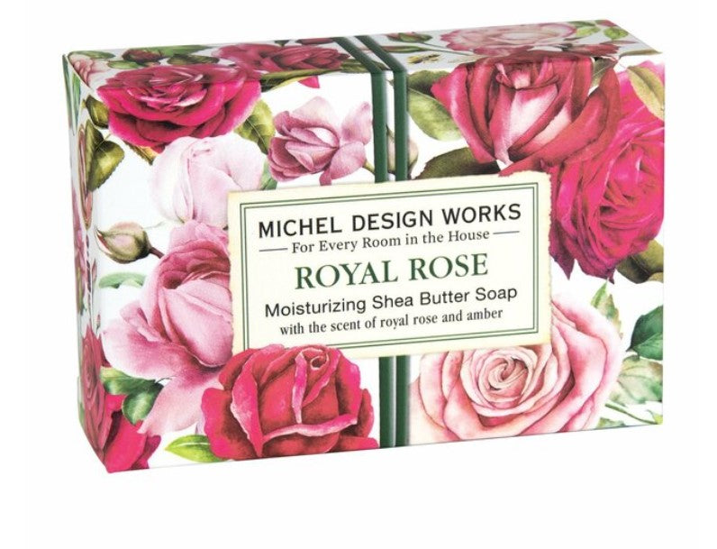 Michel Design Works Royal Rose Shea Butter Small Bath Soap Bar