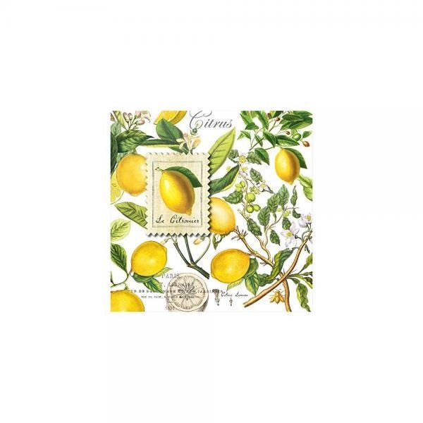 Michel Design Lemon Basil Cocktail Napkins