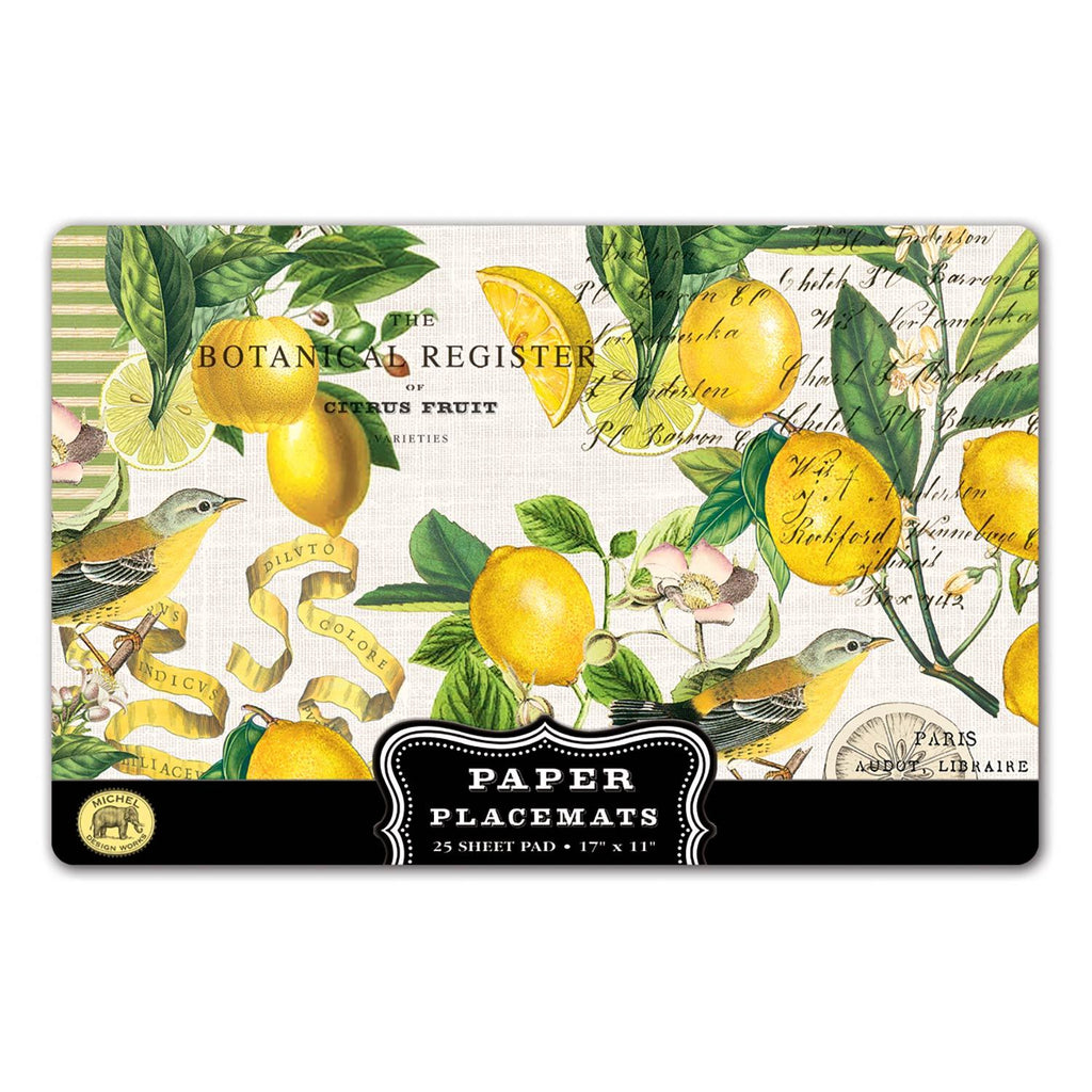 Michel Design Lemon Basil Placemats