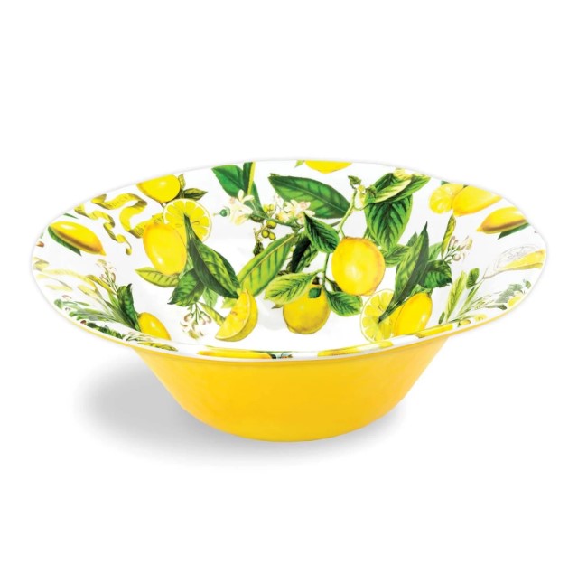 Michel Design Lemon Basil Large Bowl