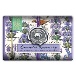 Michel Design Lavender Resemary Shea Butter Large Bath Soap Bar