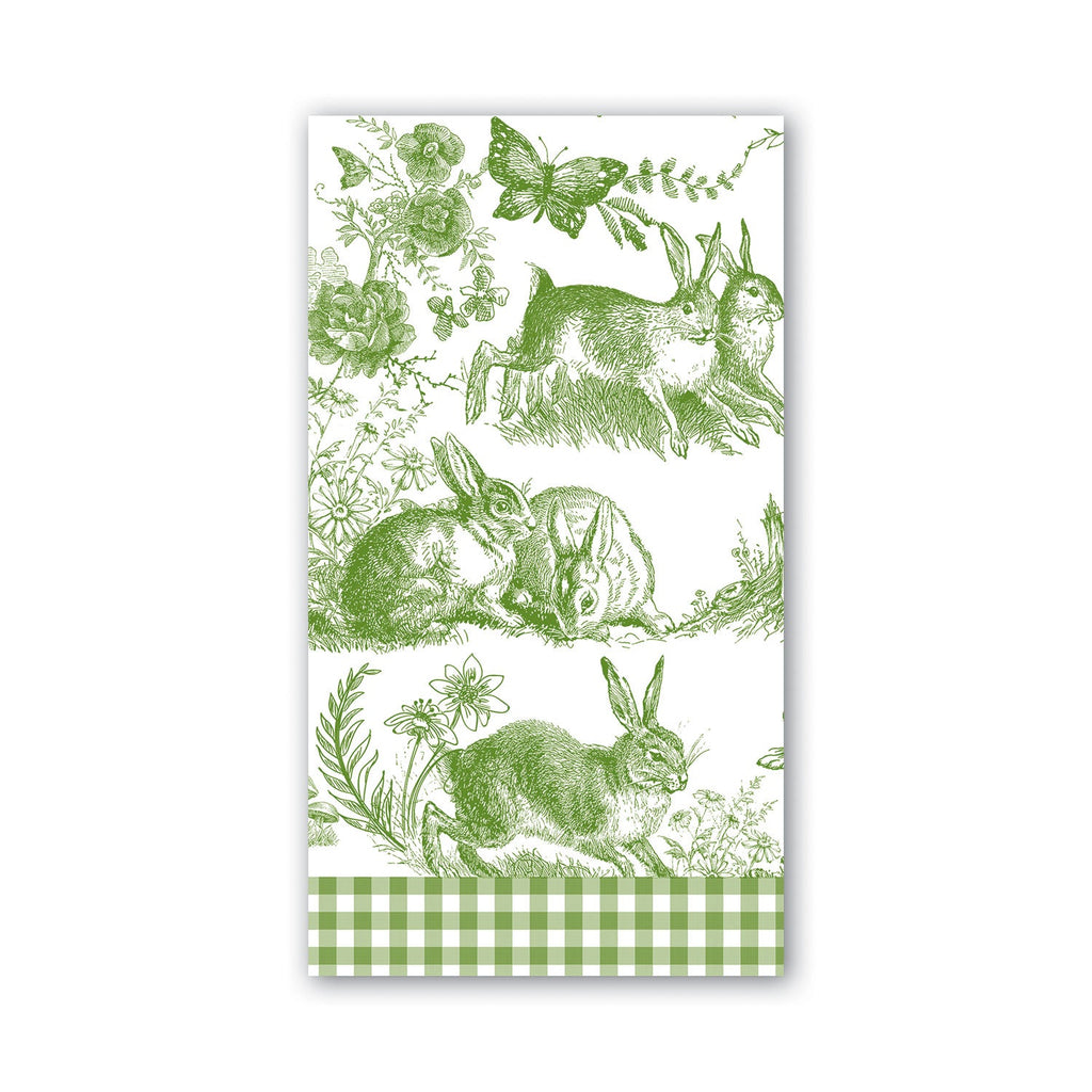 Michel Design Bunny Toile Hostess Napkins