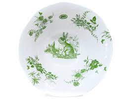 Michel Design Bunny Toile Large Serving Bowl